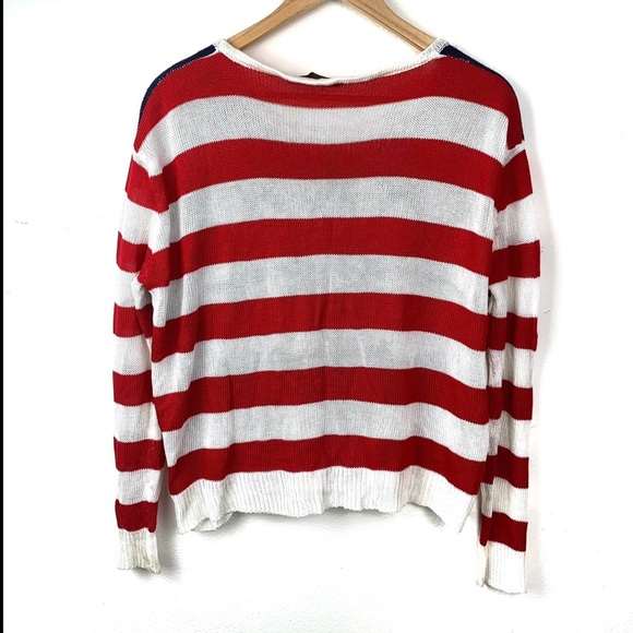 The Classic American Flag Stars and Stripes Americana Sweater Size Medium - Picture 2 of 8